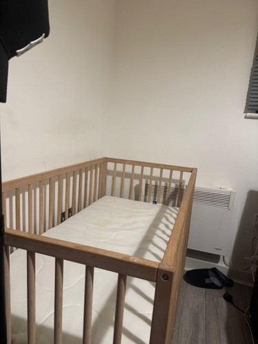 Baby cot bed with mattress - cot,
