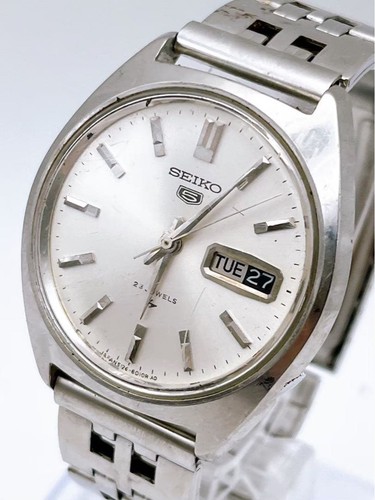 Seiko 5126 8010 silver watch - 5, 5126-8010