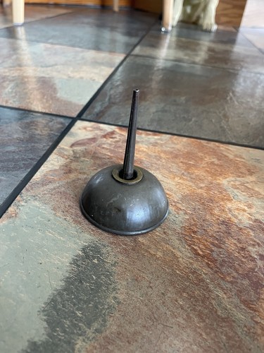 Old oil can dispenser - old,