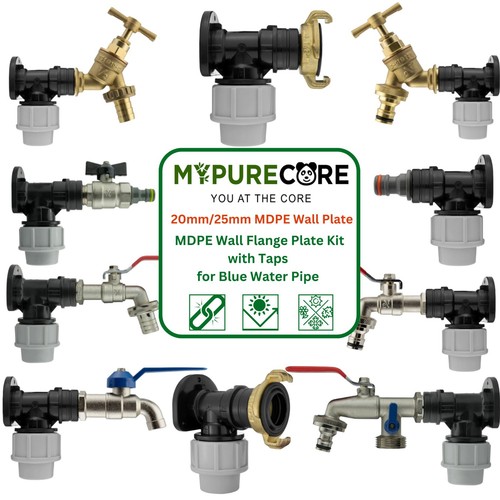 Mdpe wall flange plate kit - mdpe,