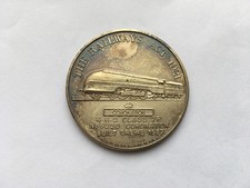 SCARCE THE RAILWAY ACT 1921 CORONATION L.M.S.1937 LOCOMOTIVE No78 SILVER MEDAL