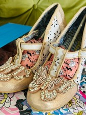 Irregular Choice Papillon white and pink size 41 (UK 7)