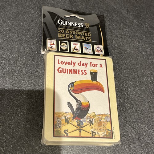 Guiness assorted beer mats - 20,