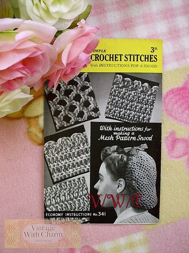 Vintage 40s crochet pattern - crochet,