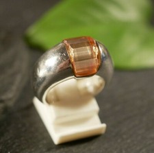 Beautiful 925 Sterling Silver Ring Brand Jewellery Esprit Orange Trepped Defect