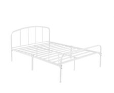 Milton Metal Bed Frame In white in Single 3.0ft & Small Double 4.0ft