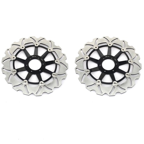 Pair front brake discs rotors - pair,