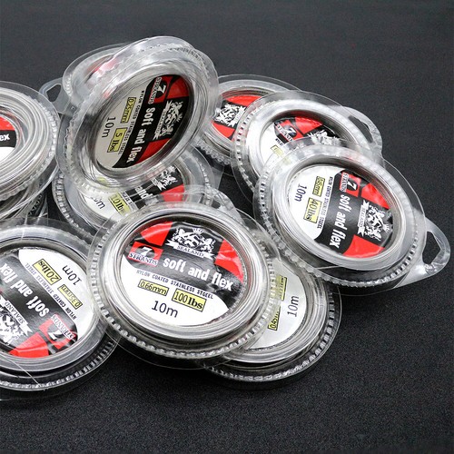 Fishing trace wire 10m various - fishing,