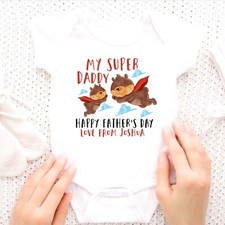 Fathers Day Baby Outfit / Cute
