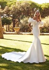 2024 Pronovias Millie Wedding Dress 10-12 - Professionally Dry Cleaned 