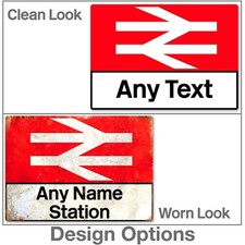 Metal Wall Sign - Personalised