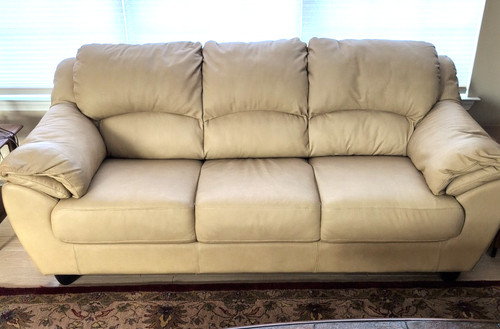 Set genuine leather sofas - set, of