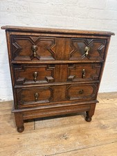 Antique jacobean style chest - antique,