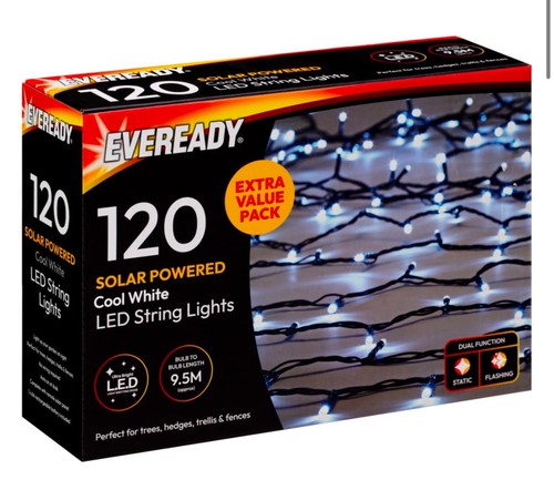 Eveready solar powered led - powered,