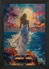 Stairway To Heaven Framed Wall Art Poster Canvas Print Picture