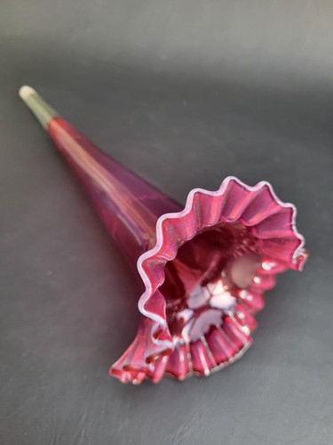 Victorian cranberry ruffled - cranberry,