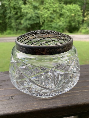 Crystal rose bowl - rose, with