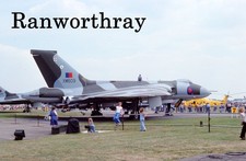 Orig Aircraft  slide RAF XM609 Avro 698 Vulcan B2 Finningley 1977 #2026