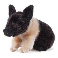 Pig Black/Pink Plush Soft Toy