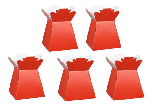 Red bouquet boxes flower - 5x,