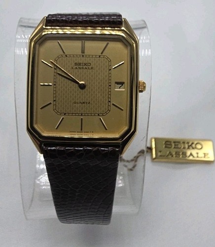 Seiko quartz square gold - quartz, tone