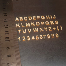 1mm-5cm Wooden Letters Miniature Small Plywood Sign Alphabet Numbers Laser Cut