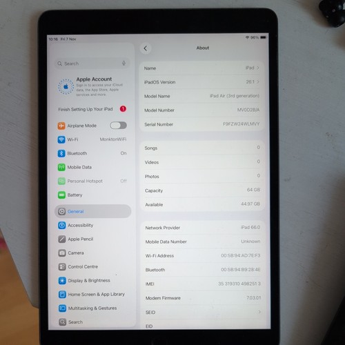 Apple ipad air 3rd generation - ipad,