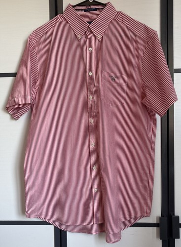Gant poplin banker red - poplin, white