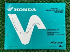 CB400 SUPERFOUR Parts List
