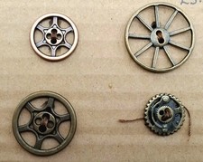 Set of 4 Brass and Copper