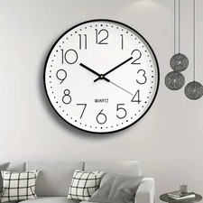 8 Inch Wall Clock Silent Non