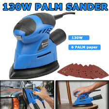 HEAVY DUTY 130W DETAIL PALM CORNER MOUSE HAND SANDER SANDING DIY TOOL & SHEET UK