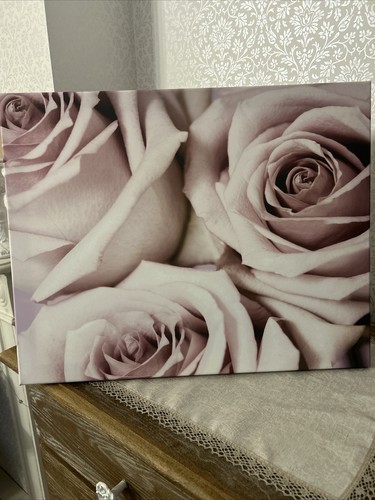 Vintage pink roses canvas art - vintage,
