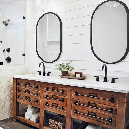 Modern mirror wall - mirror, mount