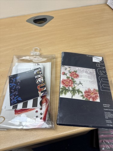 Maia cross stitch kit - maia, floral
