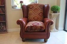 Tetrad brown leather and