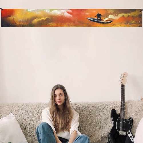 2pcs white reusable diy - diy, banner