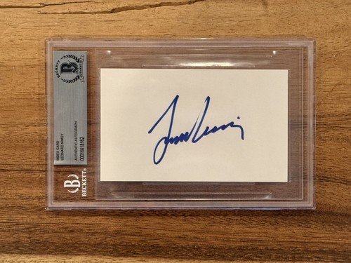 Leonard nimoy autograph - leonard,