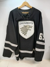 Geeky Jerseys Game of Thrones Direwolves #65 Men's ICE HOCKEY