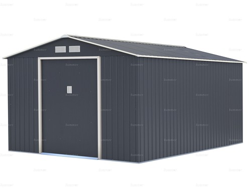 Metal garden shed double - metal,