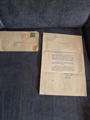 1943 correspondence letter - correspondence,