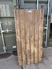 Antique Aged Rustic Sliding Wooden Barn Door