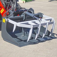 PROFORGE 1.2m (4ft) Bucket Grab with Skidsteer Brackets - 0.34m Capacity