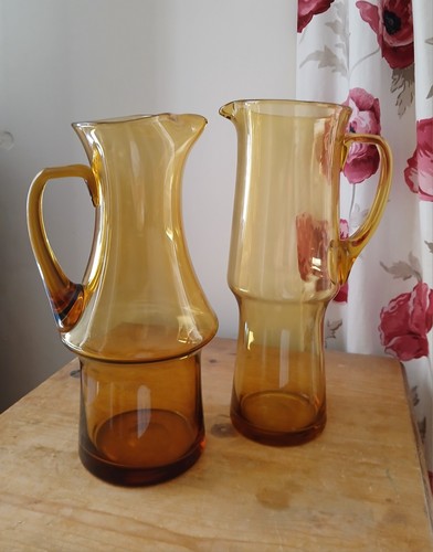 Vintage amber glass - vintage,