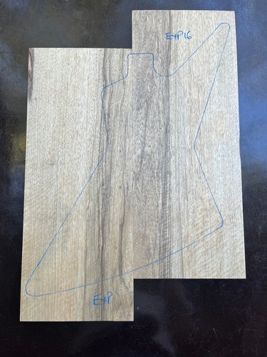 Black limba korina 2 piece - /,
