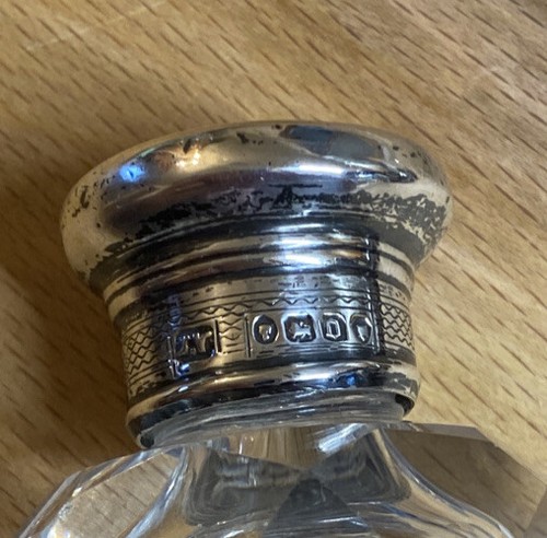 1869 silver topped perfume - topped,