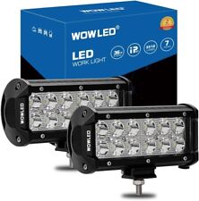 WOWLED 2 x 7 Inch 36W LED Work