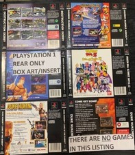 Playstation one ps1 rear box - playstation,