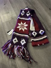 Women’s Matalan chunky snowflake scarf NEW 