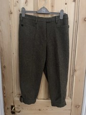 Purdey Womens Ladies Cotton Grouse Breeks - Flax - Size 12 - New